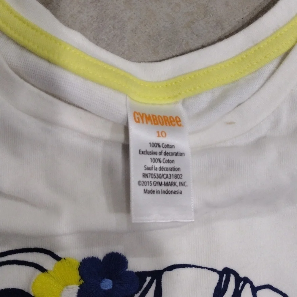 Gymboree & The Children’s Place Set of 3 – 2 Shirts & Colorful Pants, Size 10
